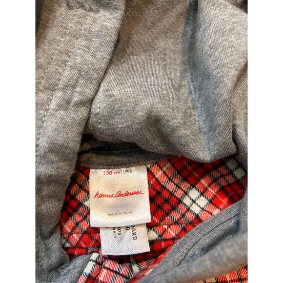 Bundle of Hanna Andersson Hooded Flannel Shackets, Size 8 - Picture 7 of 8